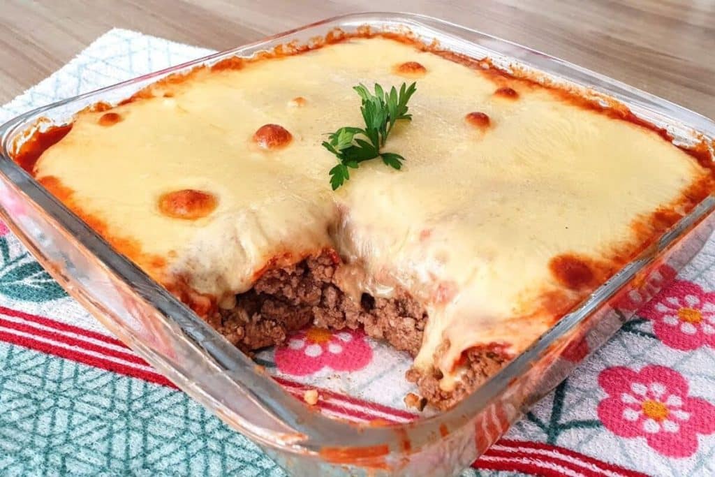 parmegiana de carne moída