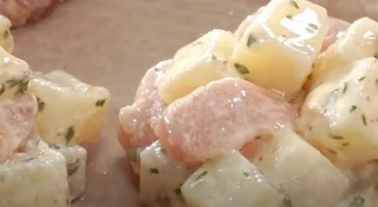 peito de frango com batata