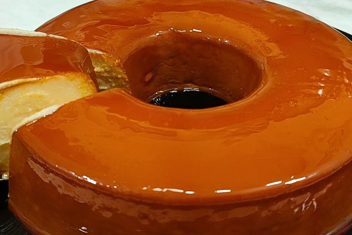 pudim com 2 ingredientes