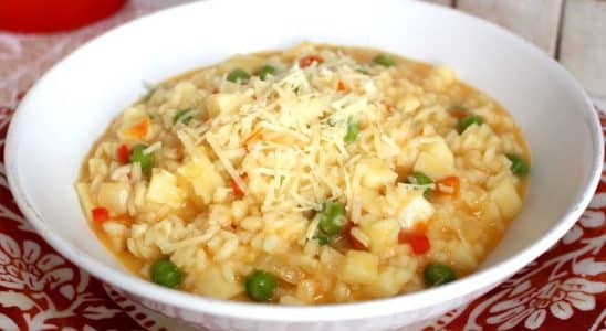 risoto de legumes