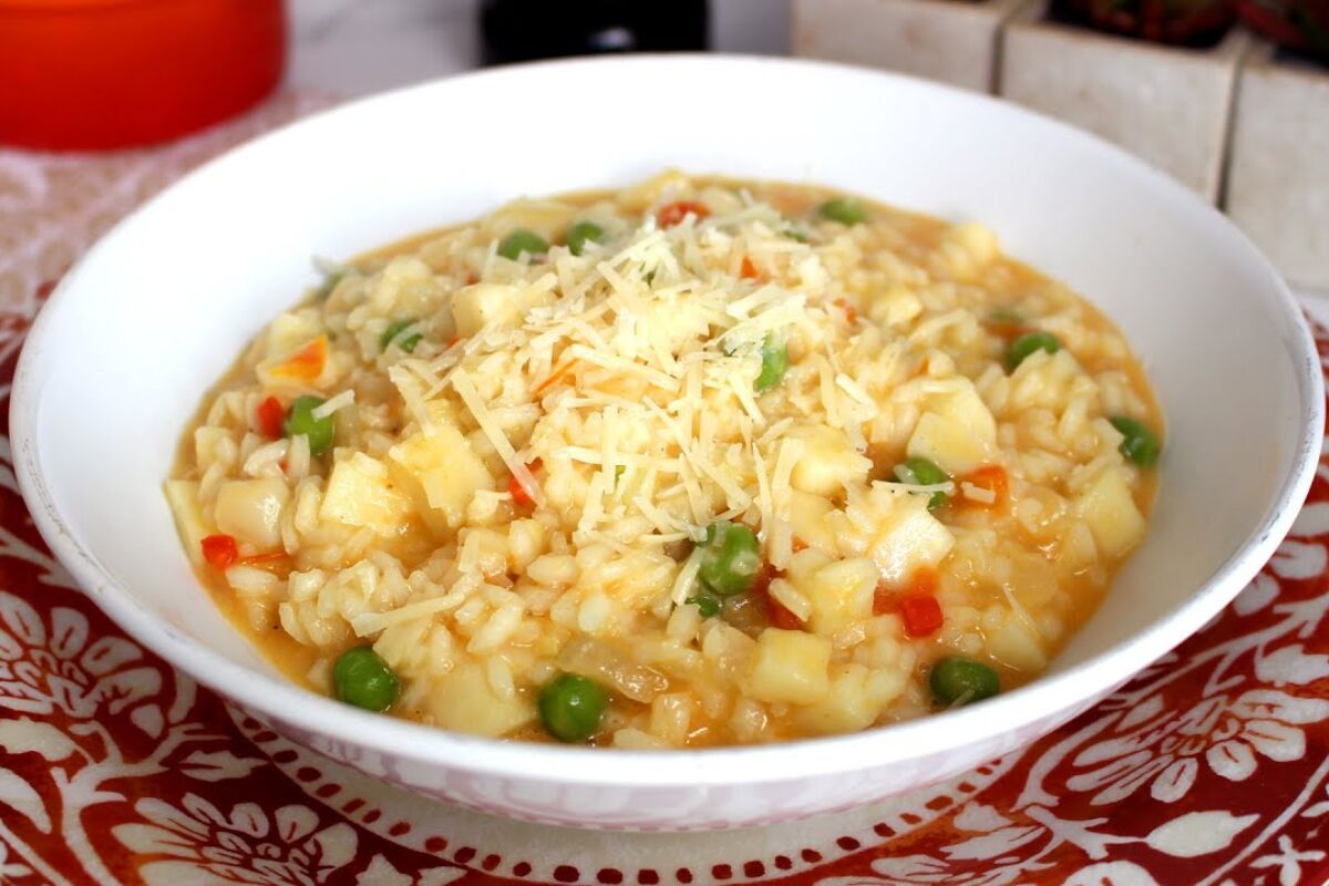 risoto de legumes