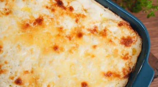 rondelli ao molho de gorgonzola