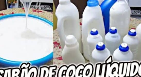 sabão de coco caseiro