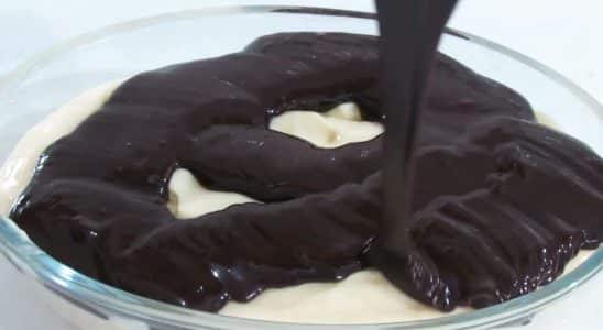 sobremesa de abacaxi com chocolate