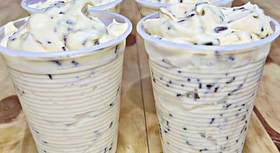 sobremesa de geladeira