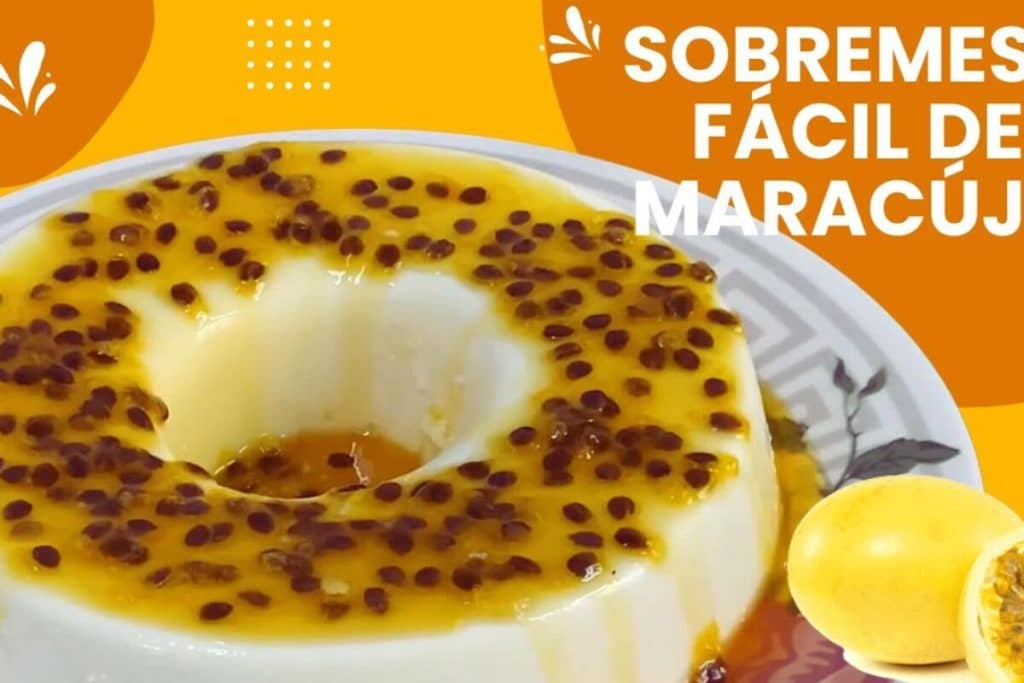 sobremesa de maracujá