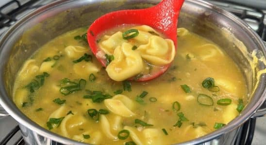 sopa creme de capeletti