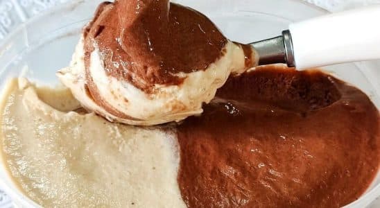 sorvete caseiro sem açúcar