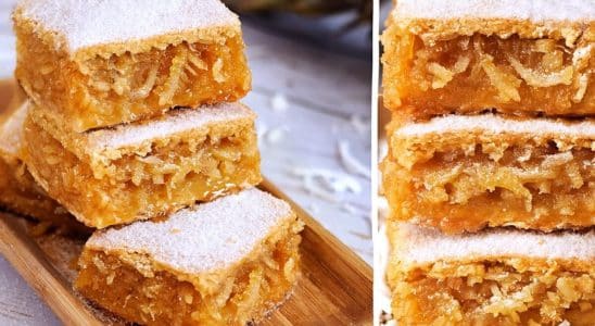 torta de abacaxi com coco