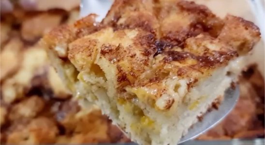 torta de banana com nata
