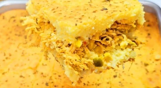 torta de frango sem trigo