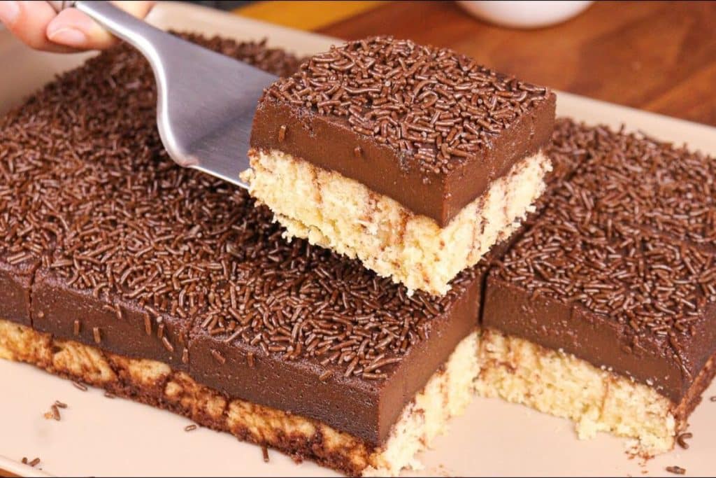 Bolo brigadeirão de prestígio