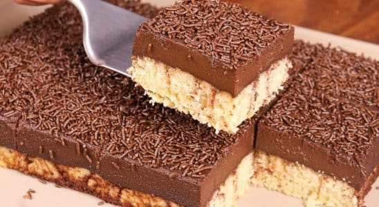 Bolo brigadeirão de prestígio