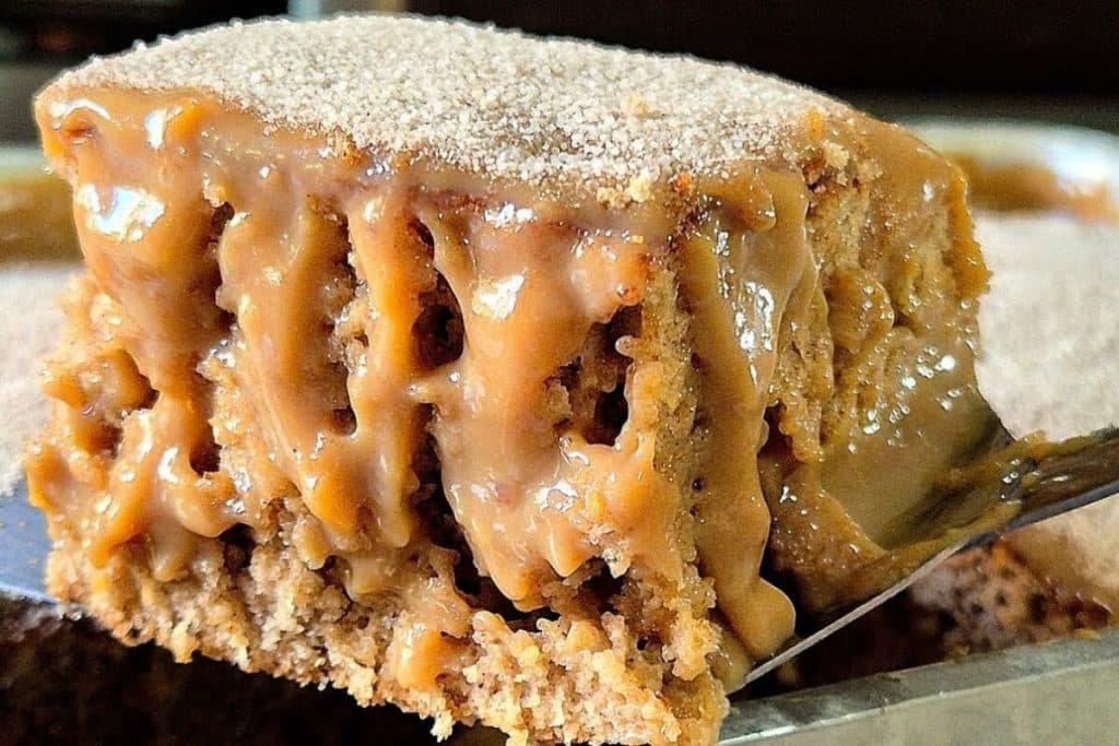 BOLO CHURROS DE DOCE DE LEITE