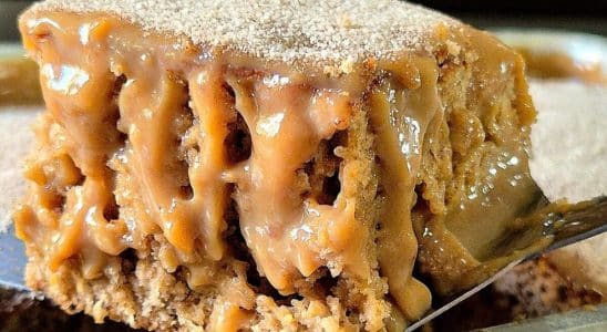 BOLO CHURROS DE DOCE DE LEITE