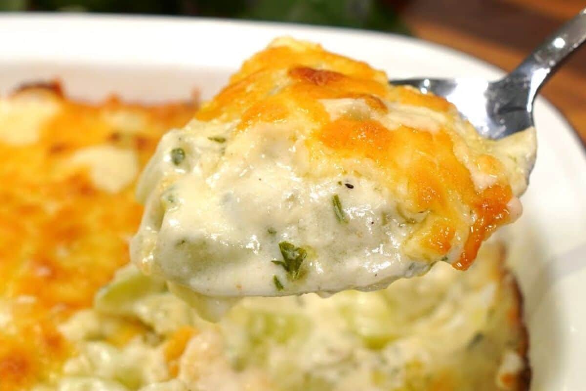 Chuchu gratinado cremoso e fácil, uma receita leve que surpreende na hora do almoço 115 CHUCHU GRATINADO