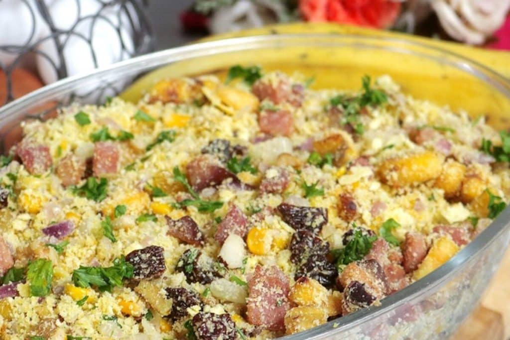 FAROFA DE BANANA DA TERRA