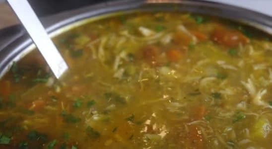 sopa de mandioquinha