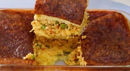 TORTA DE FRANGO SEM MASSA