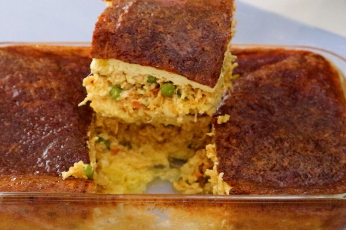 TORTA DE FRANGO SEM MASSA