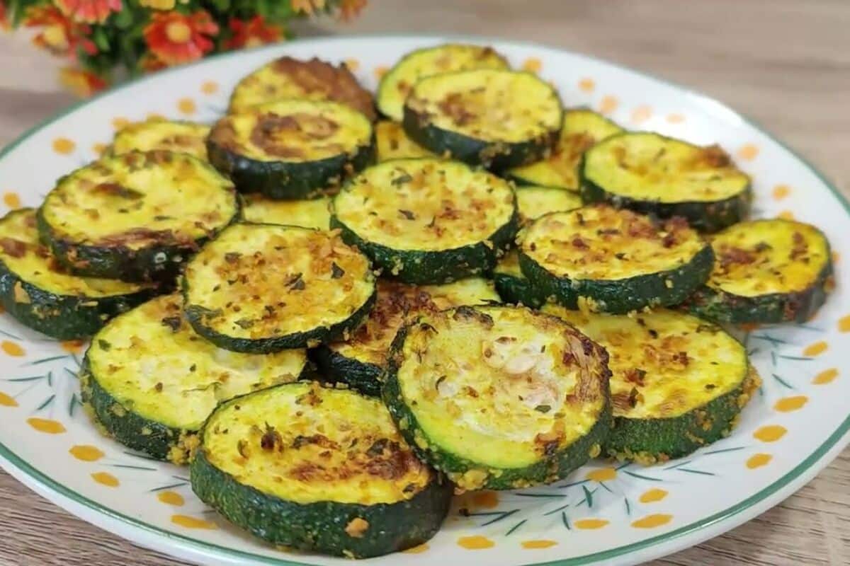 abobrinha assada na air fryer
