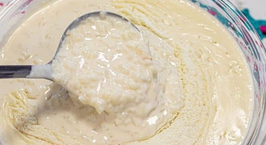 arroz doce cremoso
