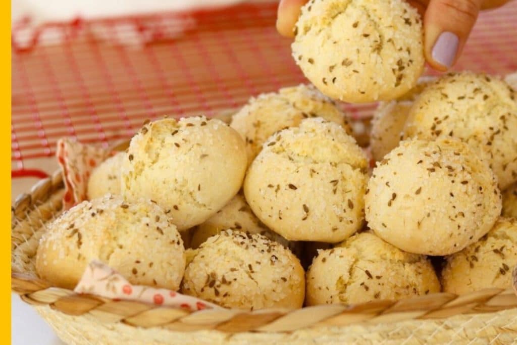 biscoito caseiro de queijo