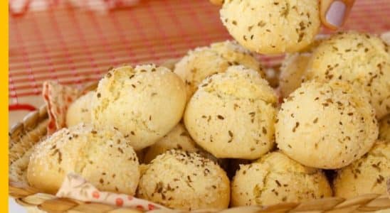 biscoito caseiro de queijo