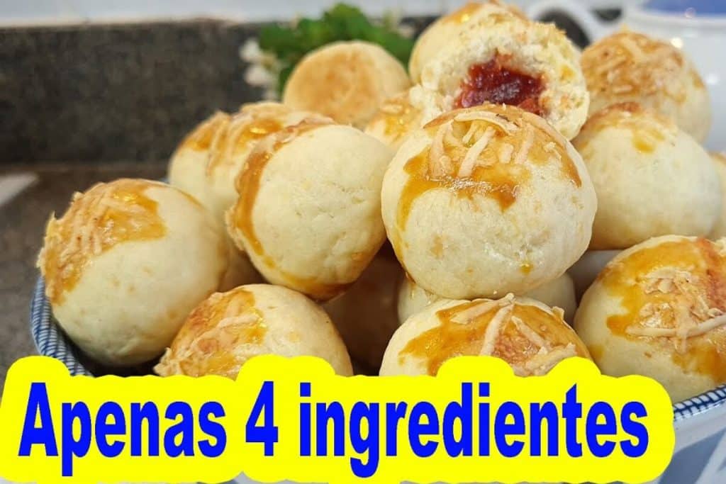 bolinho de queijo com goiabada