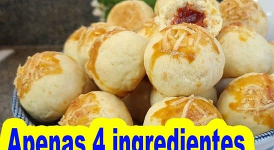 bolinho de queijo com goiabada