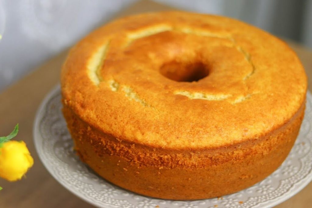 bolo de baunilha