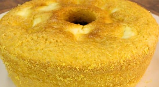 bolo de milho fácil e delicioso