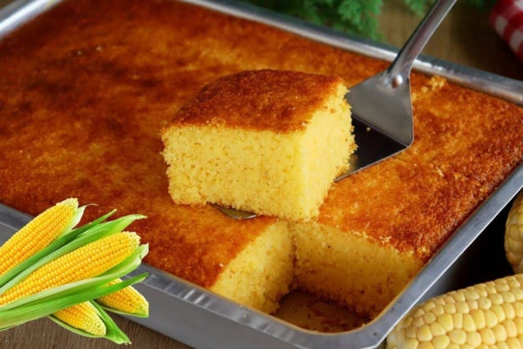 bolo de milho fofinho