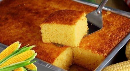 bolo de milho fofinho