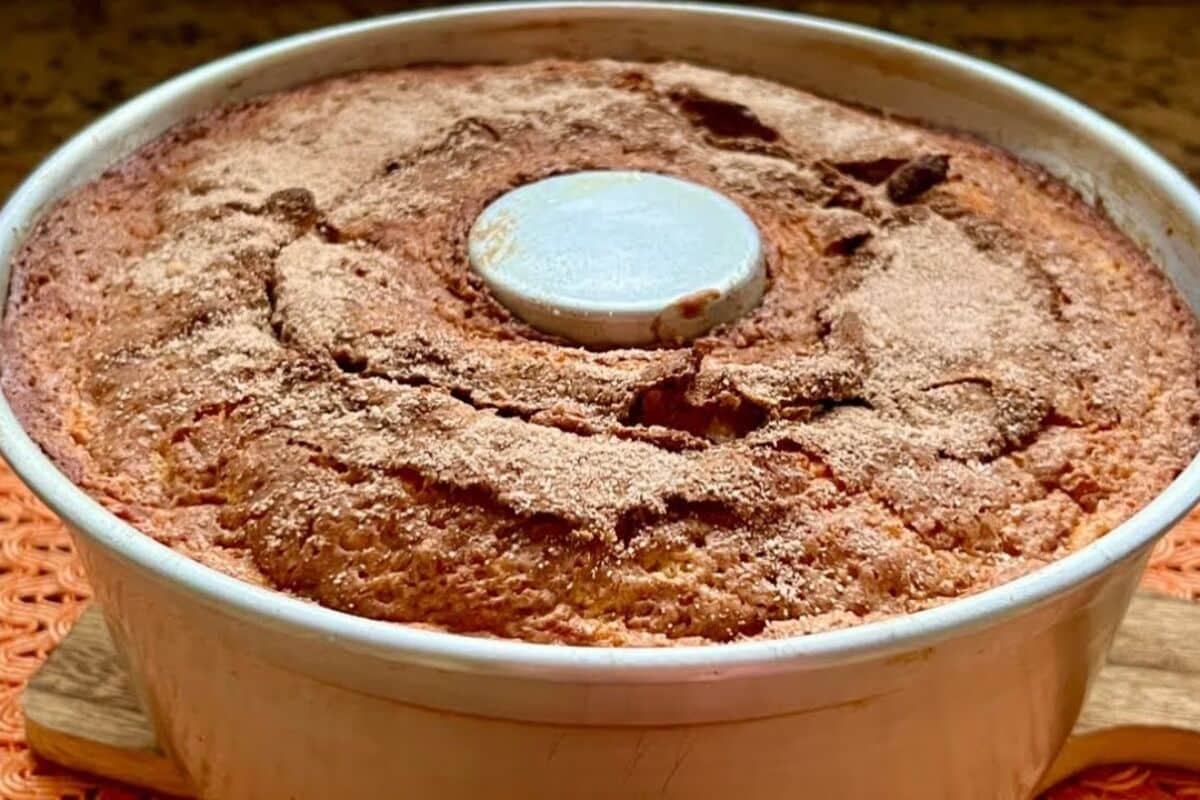 bolo mágico fofinho e delicioso