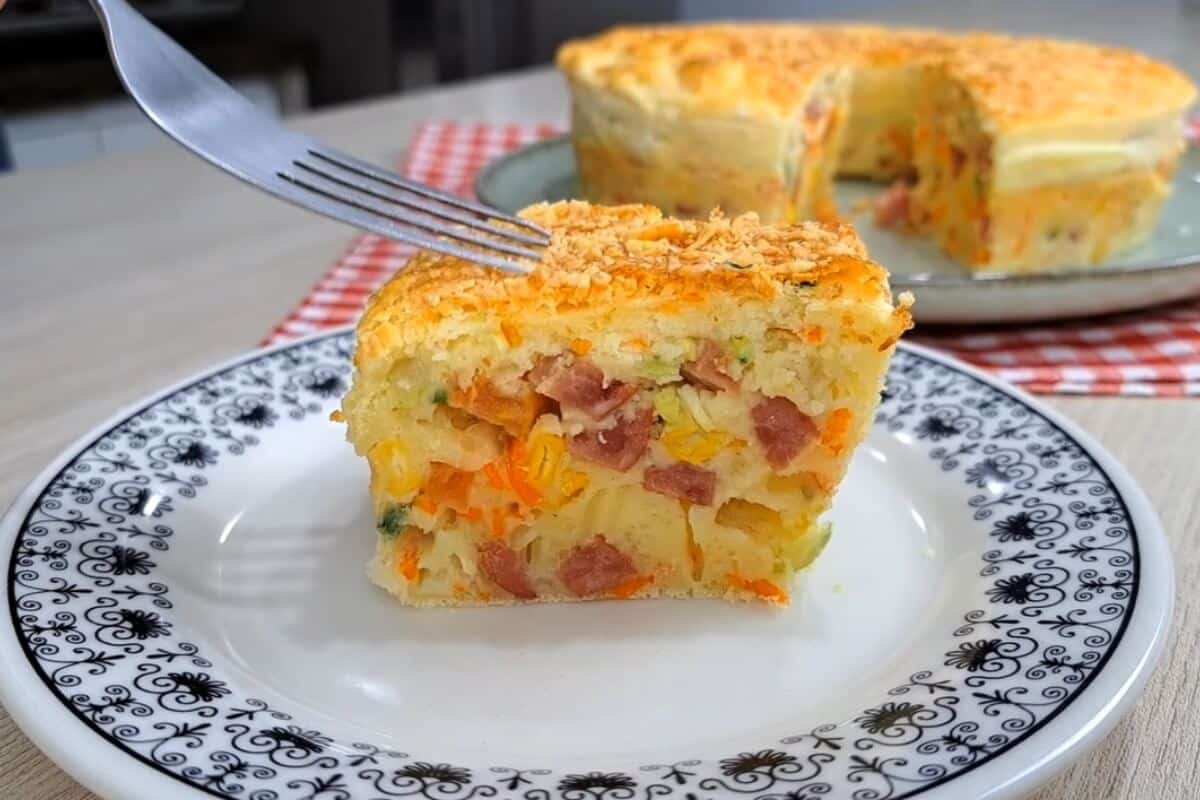 Bolo salgado de tapioca delicioso e diferente: perfeito para o café da manhã ou lanche da tarde 99 bolo salgado de tapioca