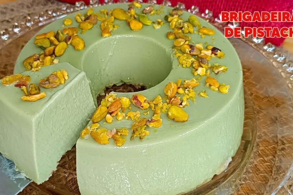 brigadeirão de pistache
