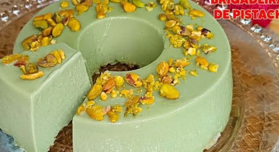 brigadeirão de pistache