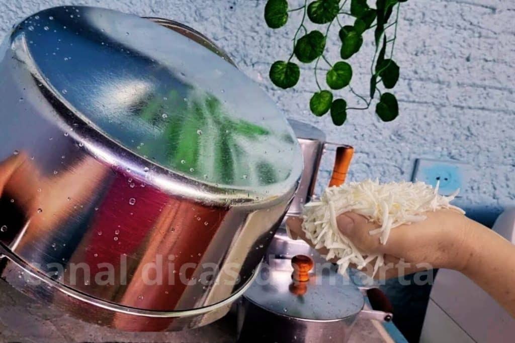 brilha alumínio caseiro