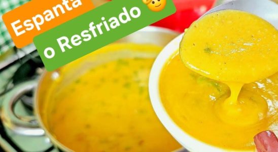 caldo cremoso de inhame