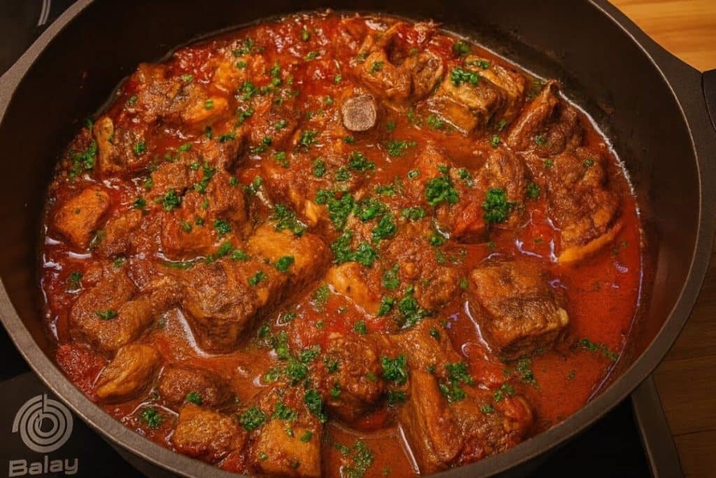 carne de porco suculenta