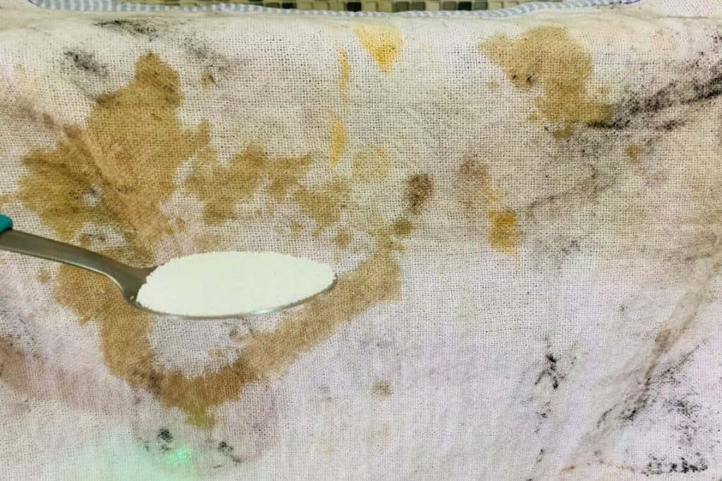 como desencardir pano de prato