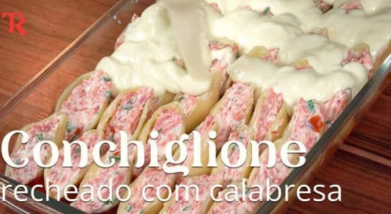 conchiglione recheado