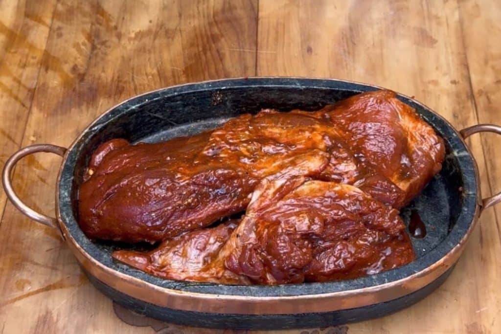 costelinha com barbecue