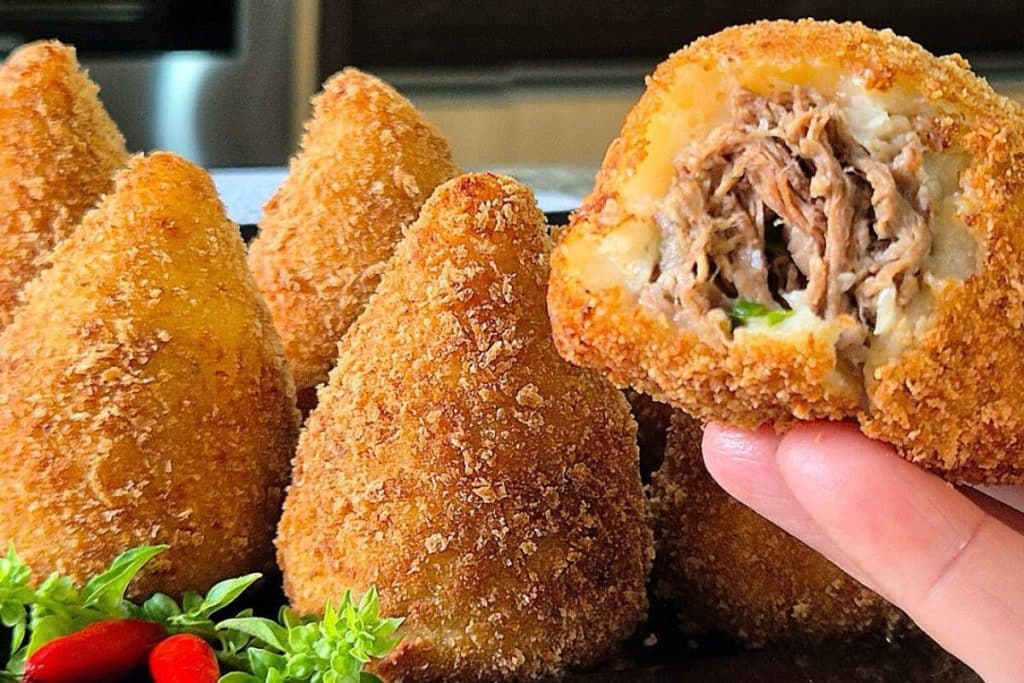coxinha de costela