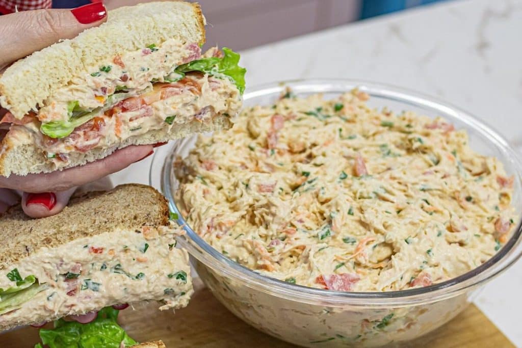 creme de frango para recheios