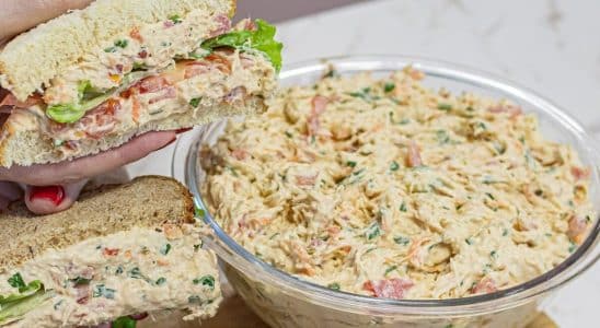 creme de frango para recheios