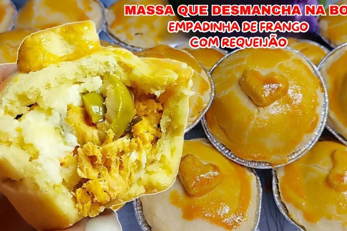 Empadinha de frango com requeijão irresistível: a receita que você queria que desmancha na boca 69 empadinha de frango