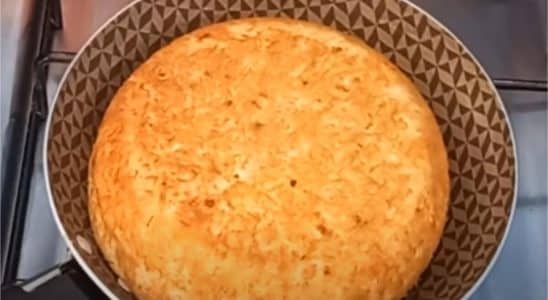 lanche de frigideira