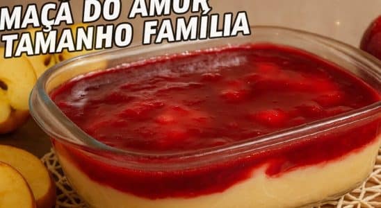 macã do amor na travessa